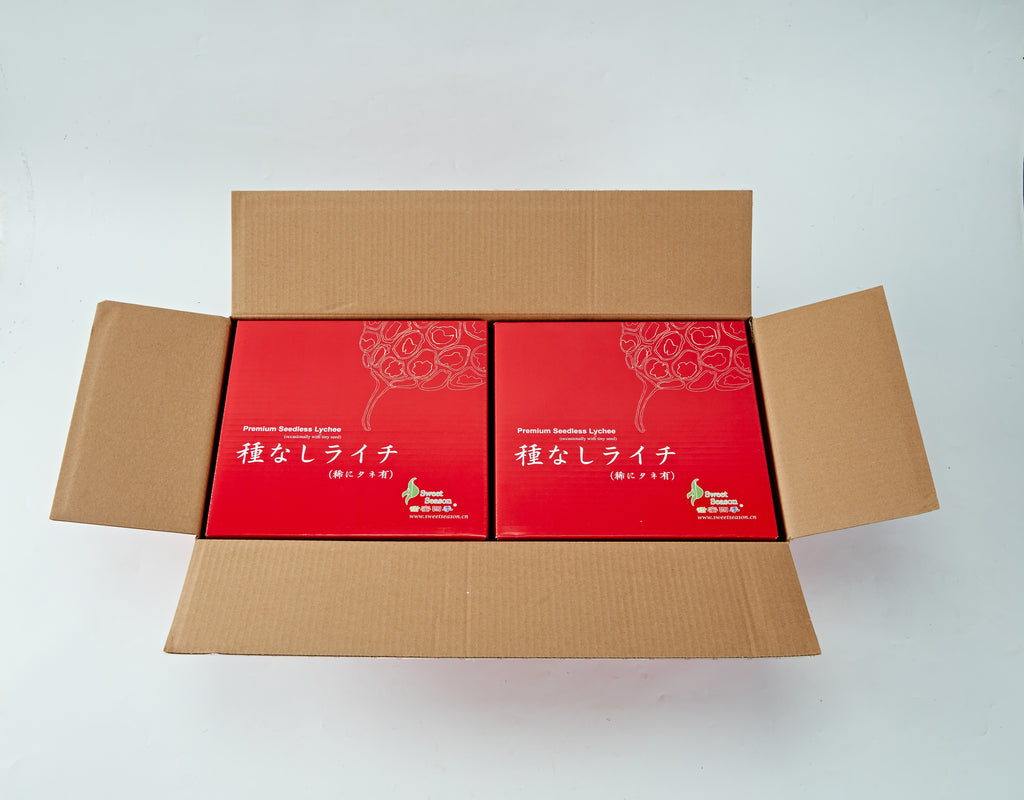 種無しライチ　約4kg（2kg x 2）/箱